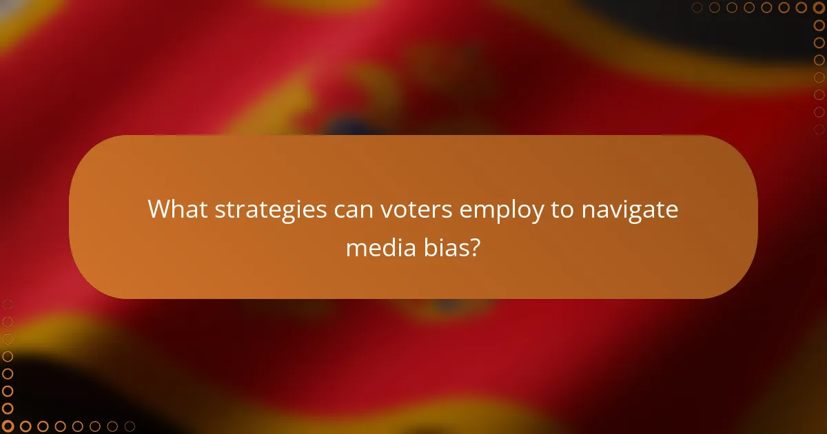What strategies can voters employ to navigate media bias?