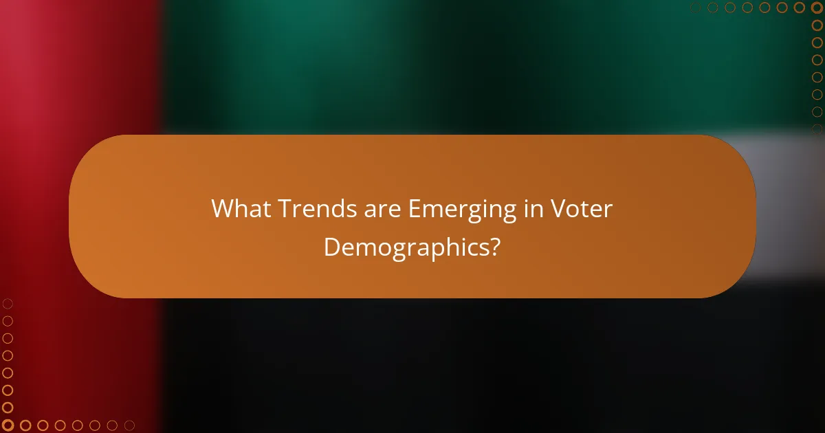 What Trends are Emerging in Voter Demographics?